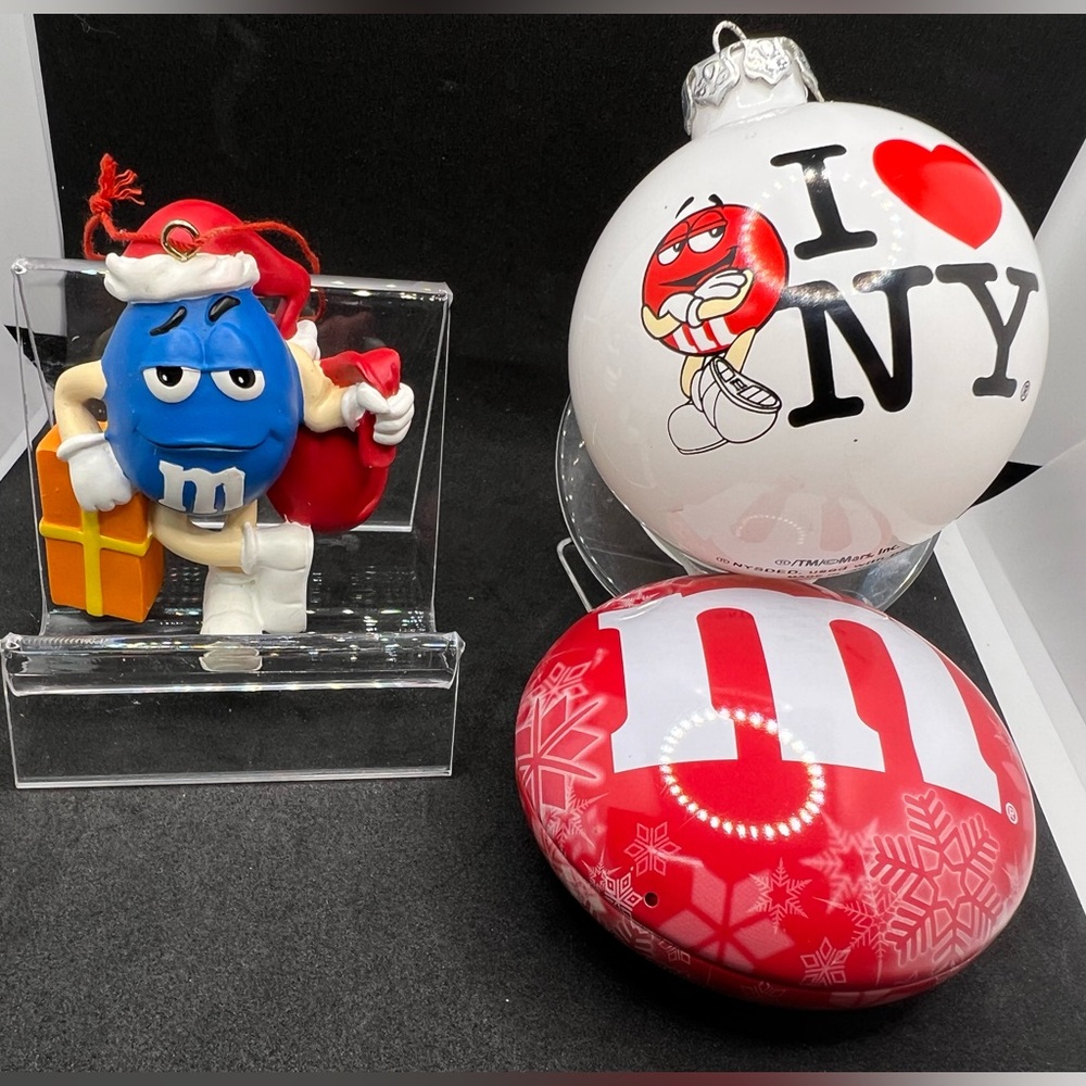 M&M and M&M World New York Ornaments